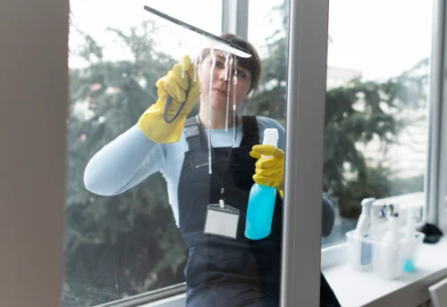 Nettoyage de vitres intérieures et extérieures à Sorgeat